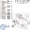 Ideal Standard Connect Air Concept Air Built-In Brushed Gold Mixer Spares